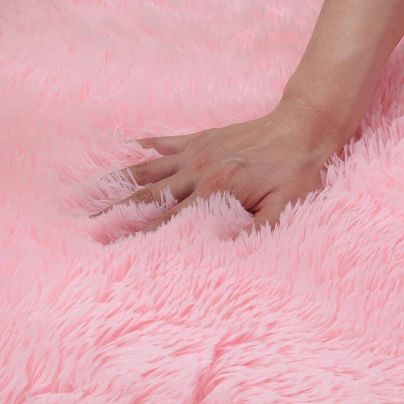 14-Color Plush Fur Carpet