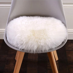 30cm Soft Wool Sheepskin Cushion