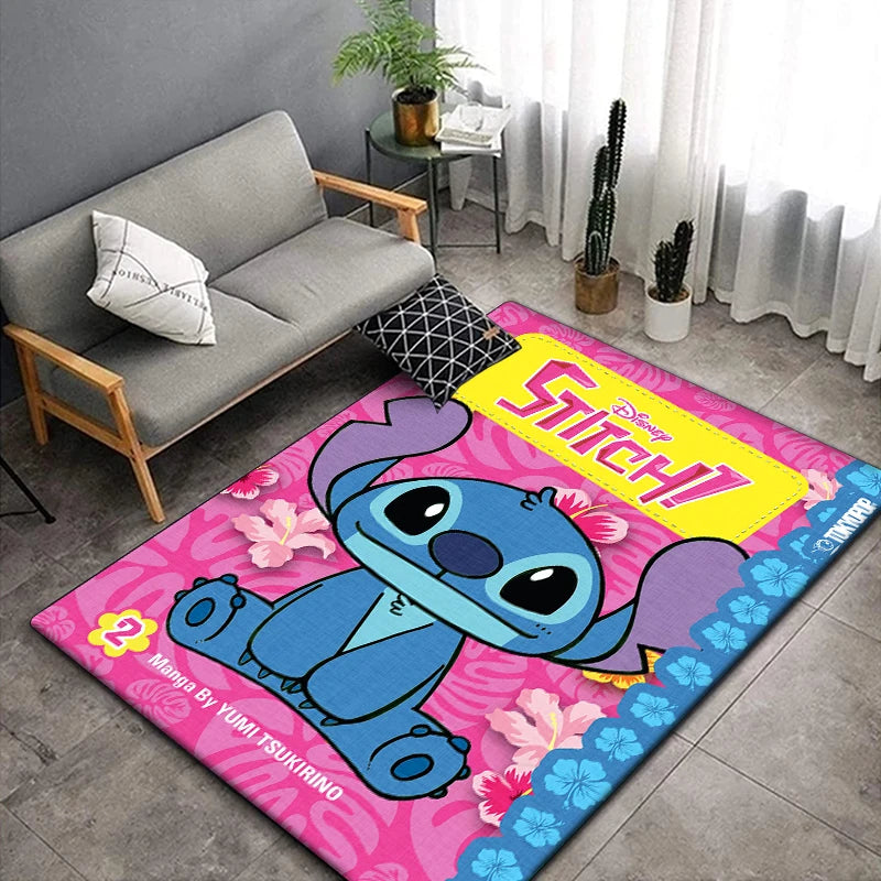 Disney Stitch Anime Carpet