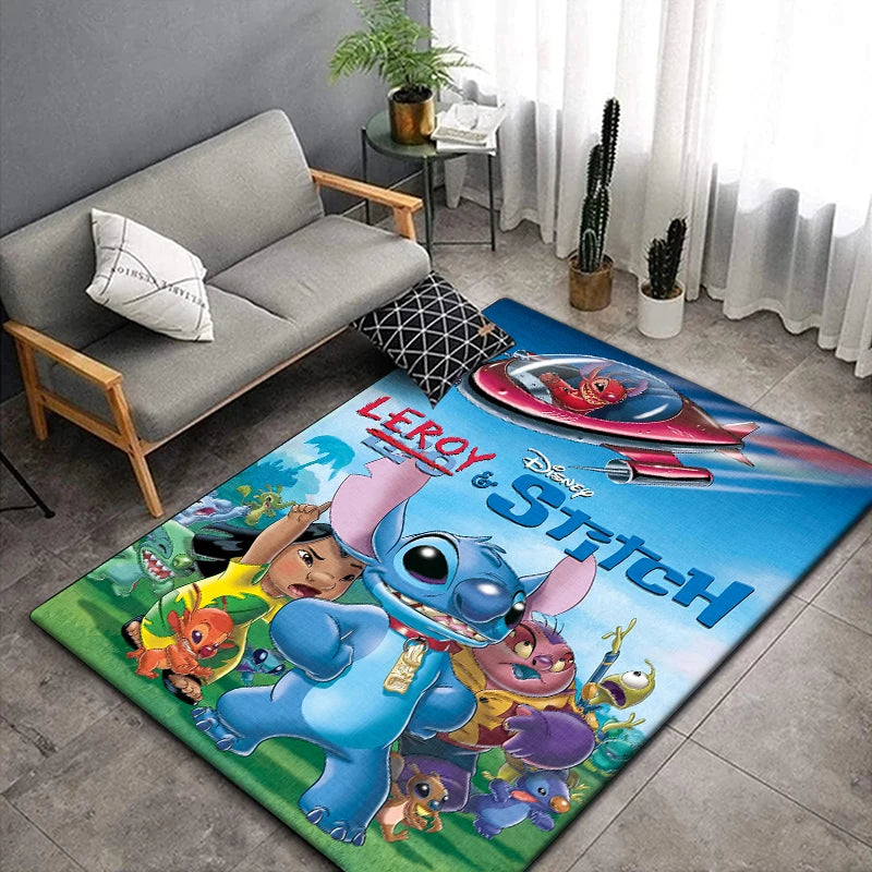 Disney Stitch Anime Carpet