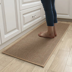 Linen Weave Anti-Slip Floor Mat