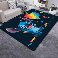 Disney Stitch 3D Anime Carpet