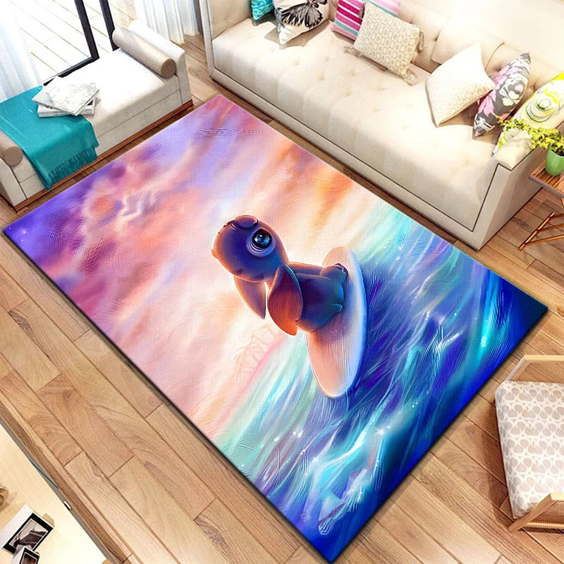 Star Stitch 3D Anime Rug