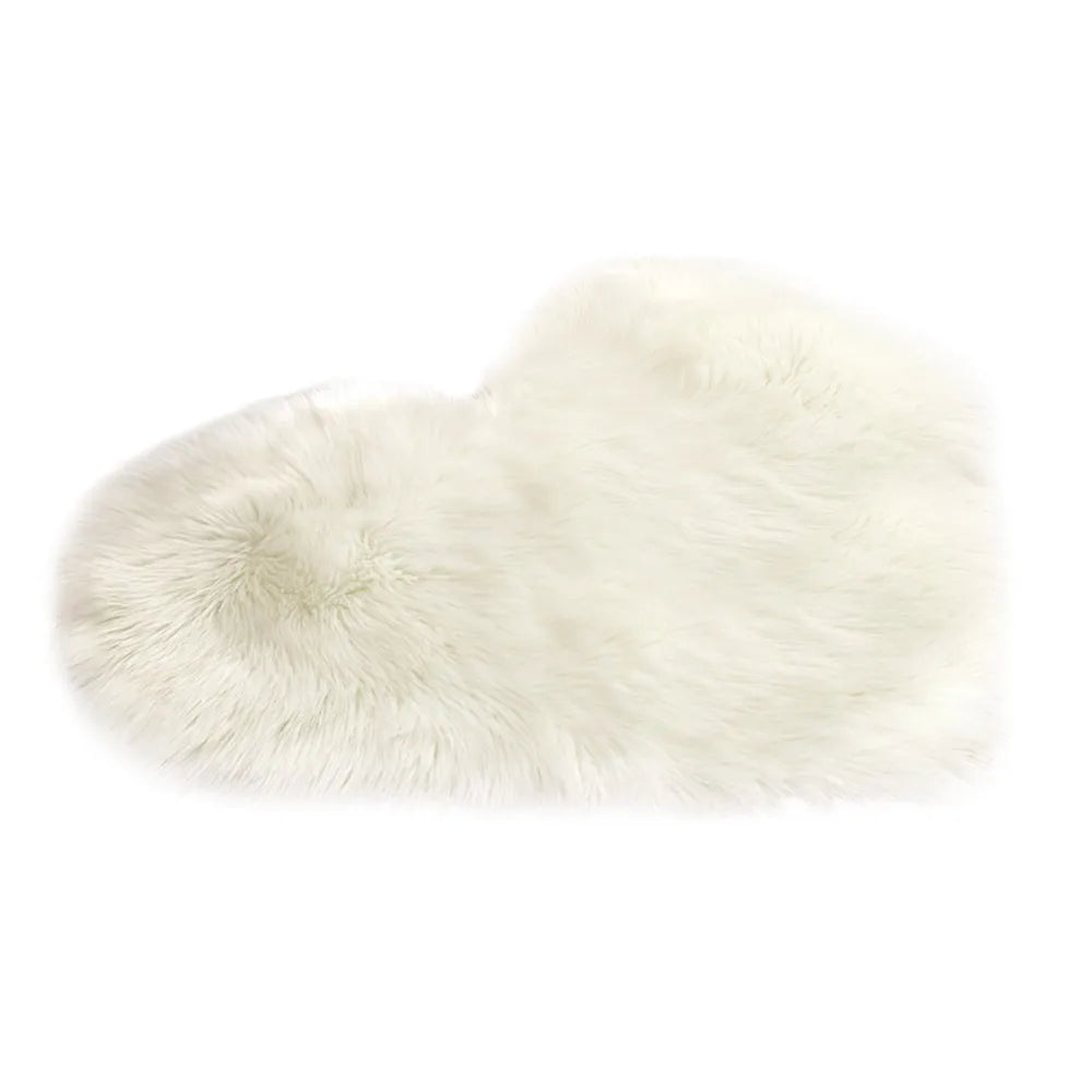 Faux Sheepskin Wool Shag Rug