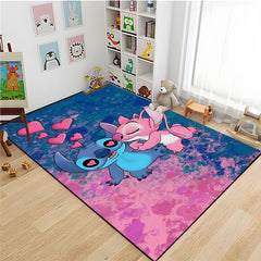 Disney Stitch 3D Anime Carpet