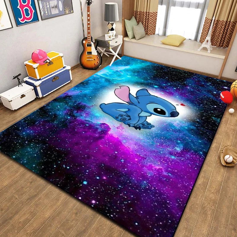 Disney Stitch 3D Anime Carpet