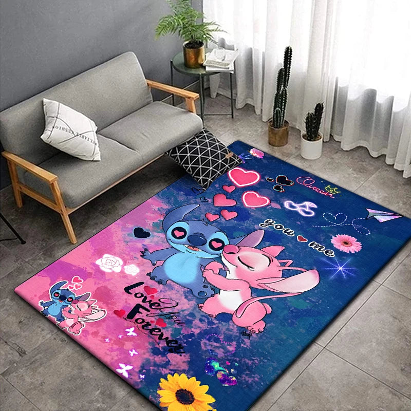 Disney Stitch Anime Carpet