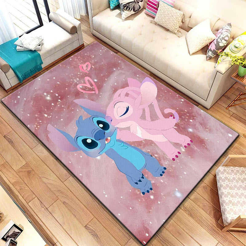 Star Stitch 3D Anime Rug