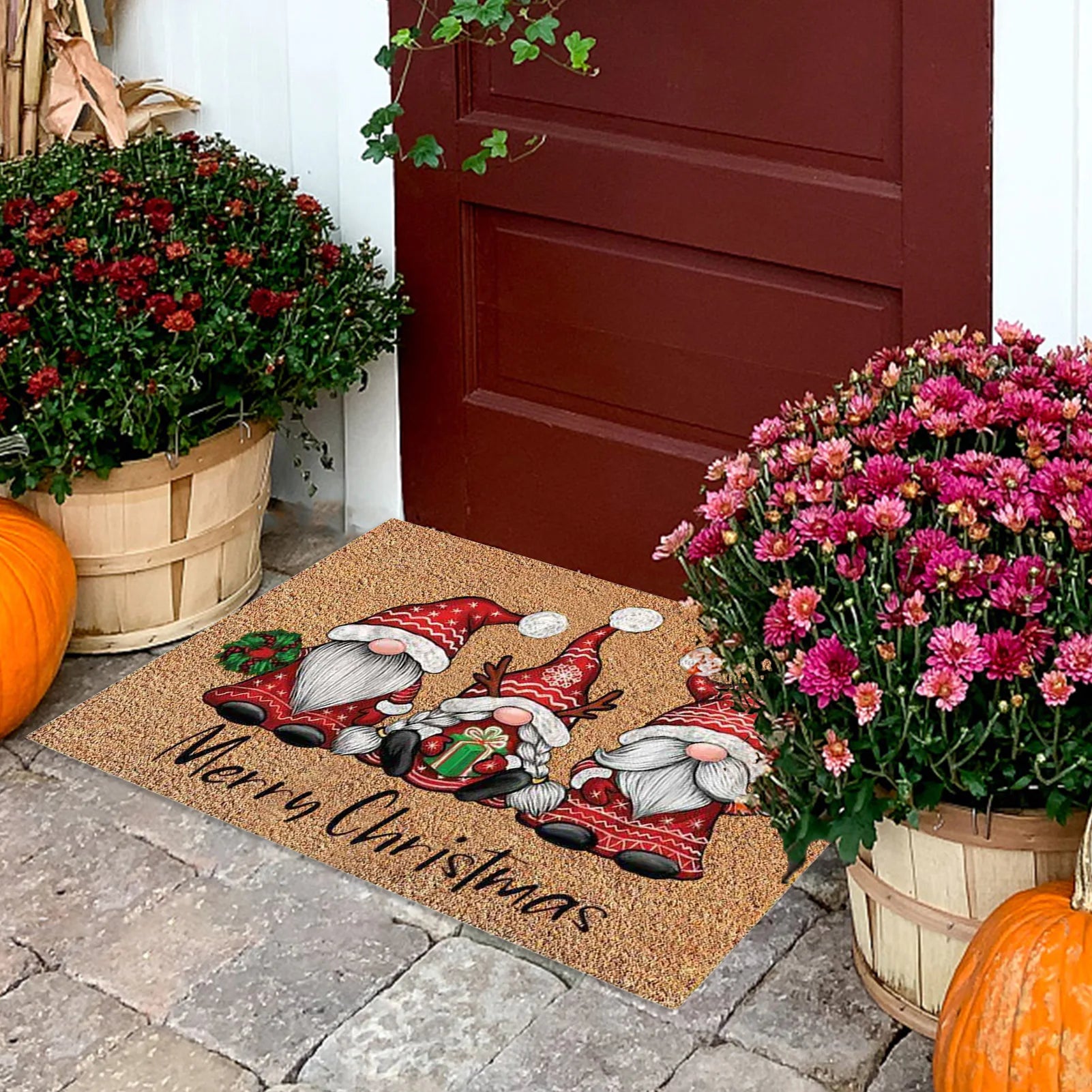 Christmas Gnome Welcome Doormat