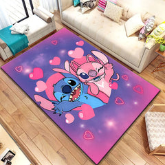 Star Stitch 3D Anime Rug