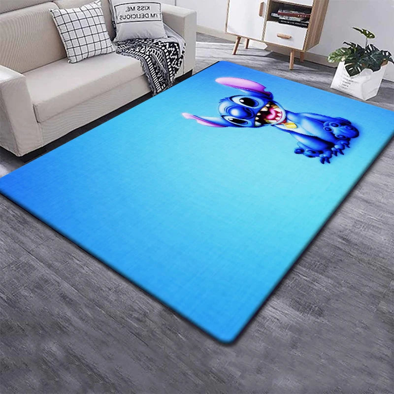 Disney Stitch 3D Anime Carpet