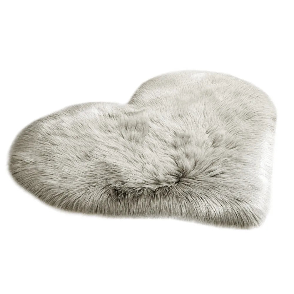 Faux Sheepskin Wool Shag Rug