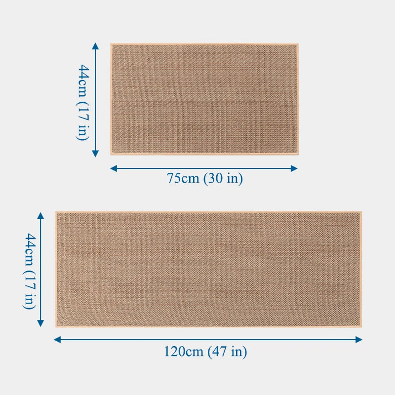 Linen Weave Anti-Slip Floor Mat