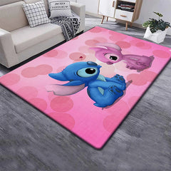 Disney Stitch 3D Anime Carpet