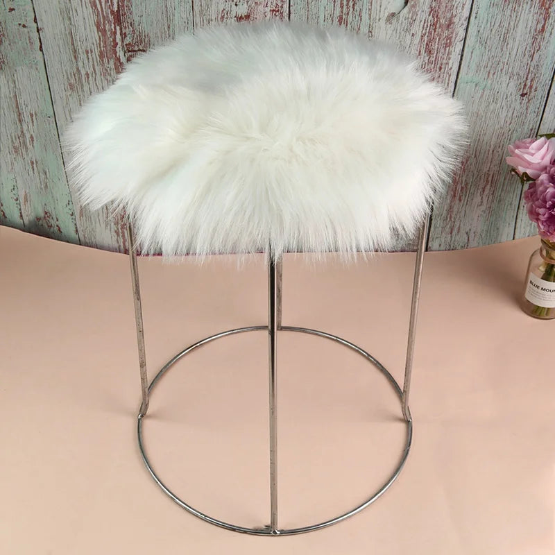 30cm Soft Wool Sheepskin Cushion