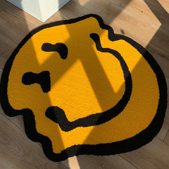 Handmade Twisted Smiling Plush Rug