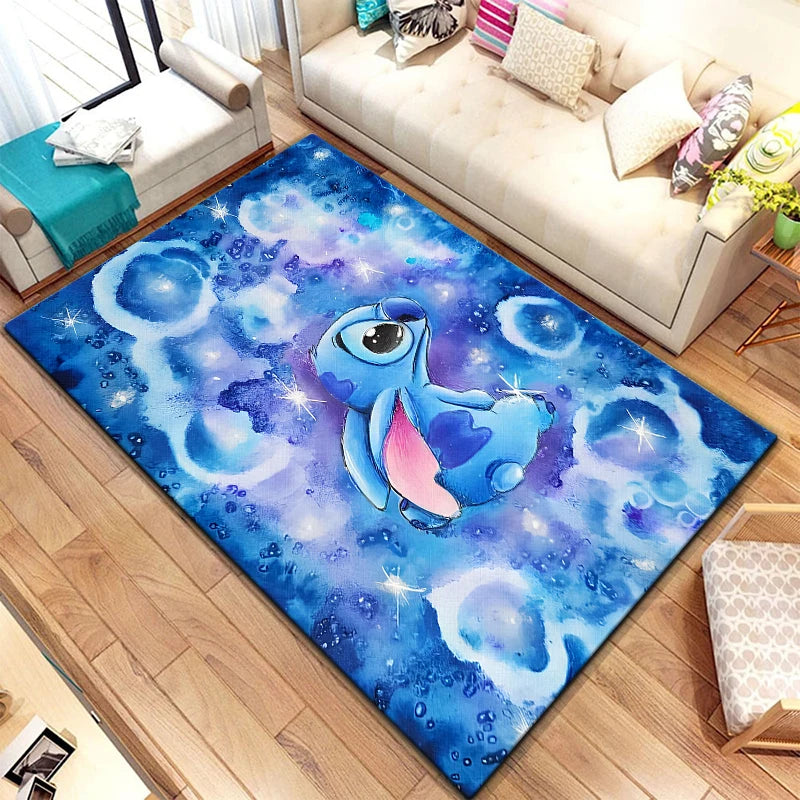 Star Stitch 3D Anime Rug