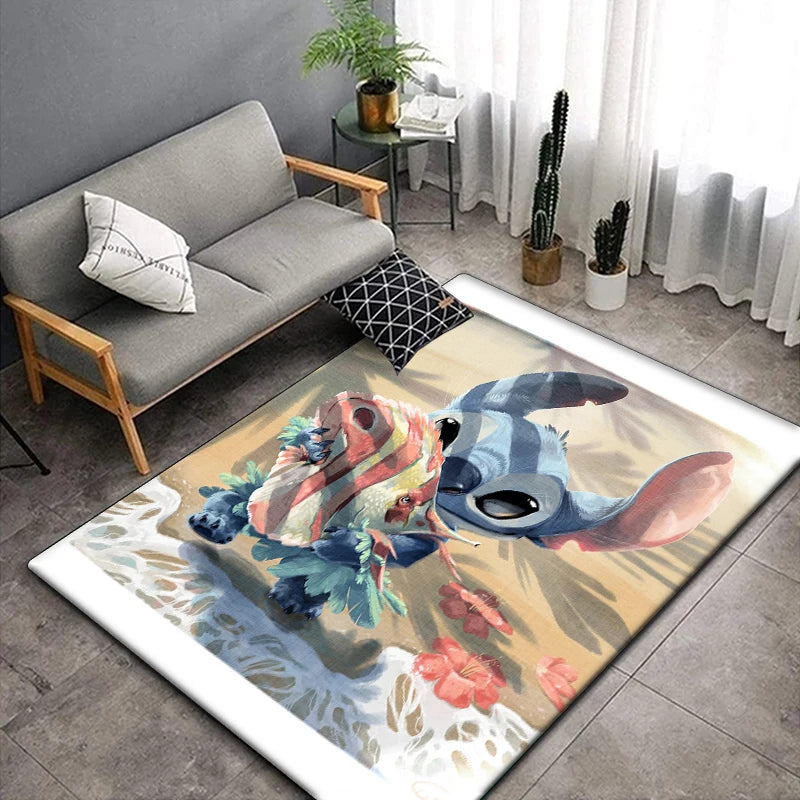 Disney Stitch Anime Carpet