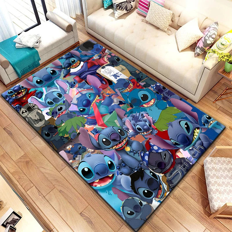 Star Stitch 3D Anime Rug