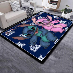 Disney Stitch 3D Anime Carpet