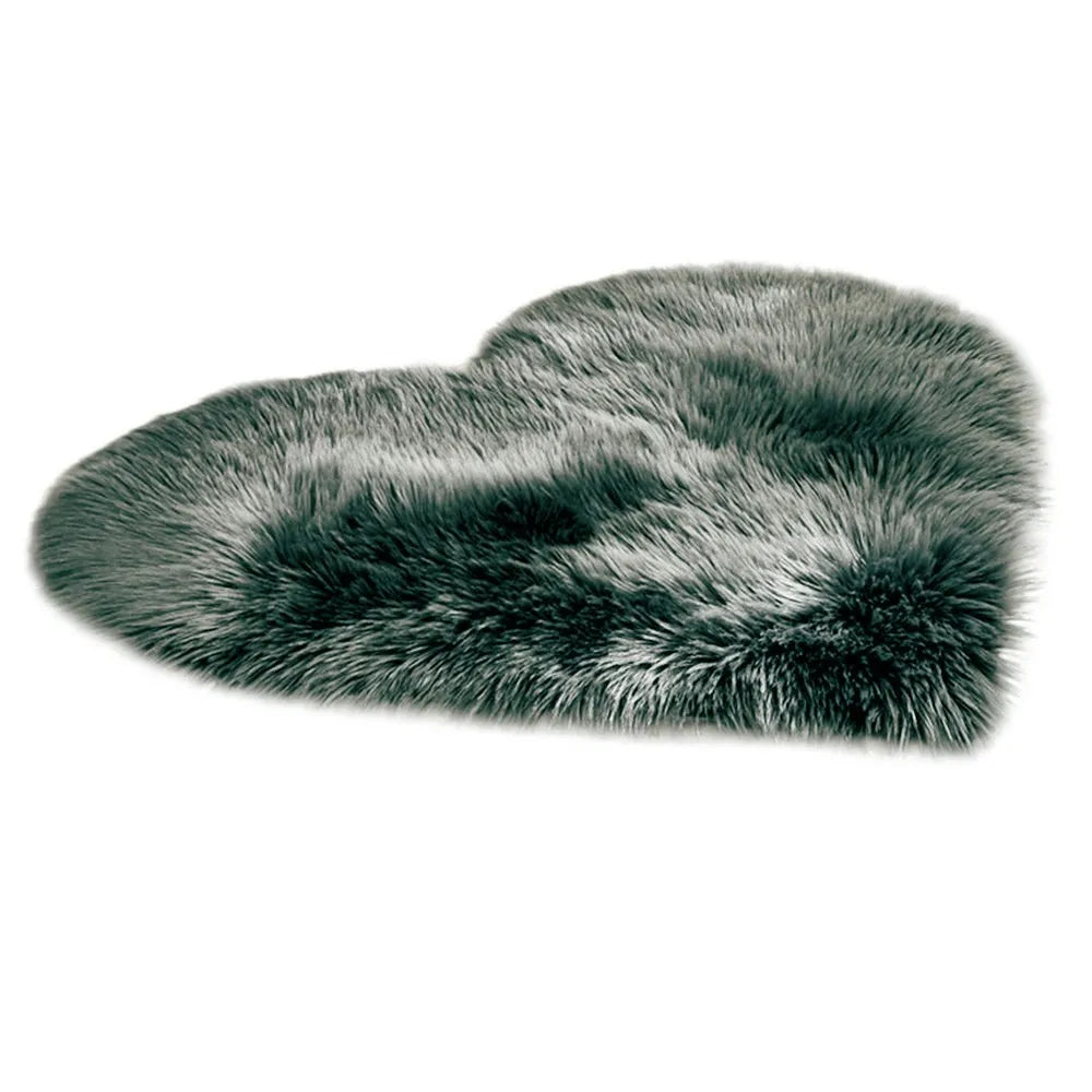 Faux Sheepskin Wool Shag Rug