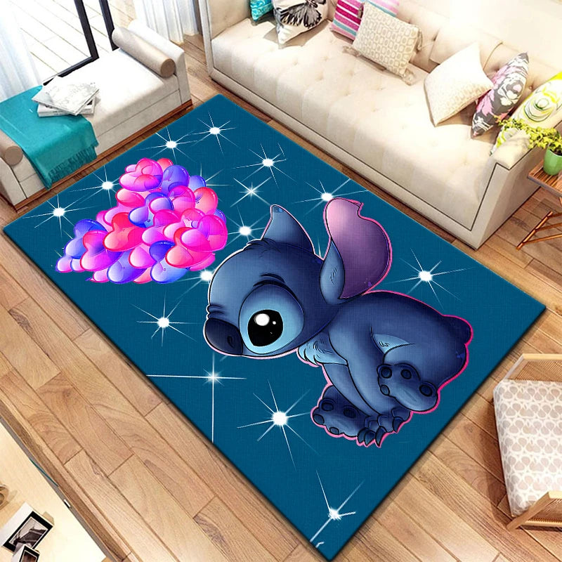 Star Stitch 3D Anime Rug