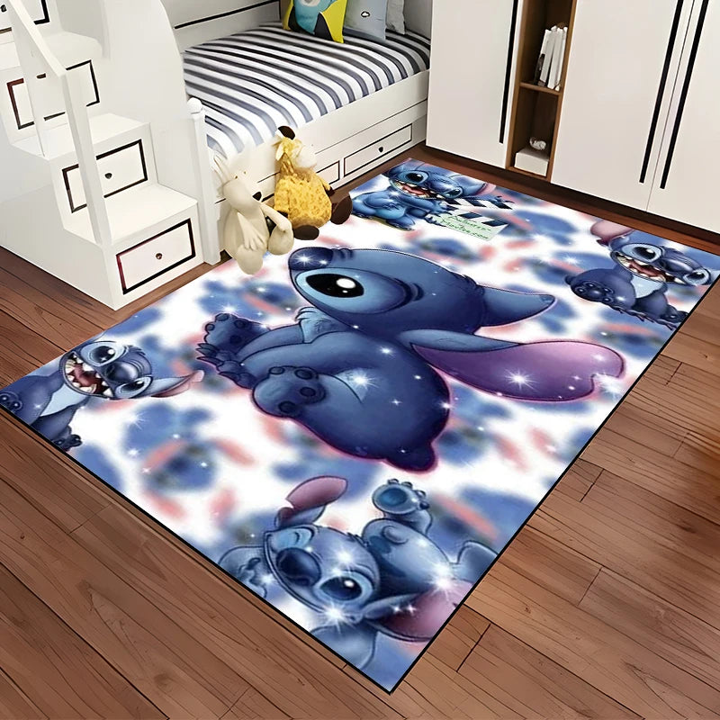 Disney Stitch 3D Anime Carpet