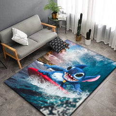 Disney Stitch Anime Carpet