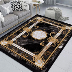 Black & Gold Luxury Area Rug