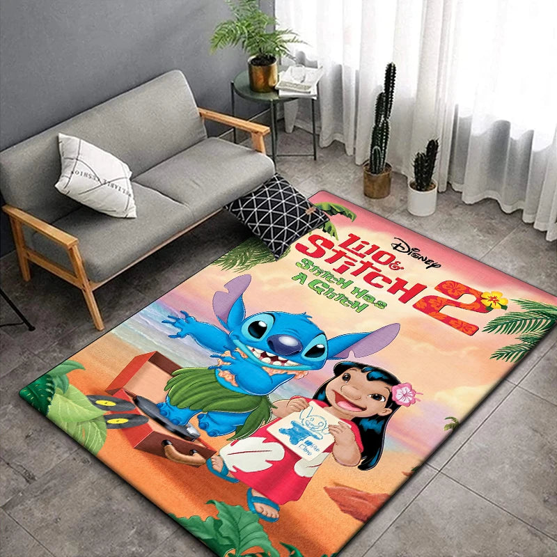 Disney Stitch Anime Carpet