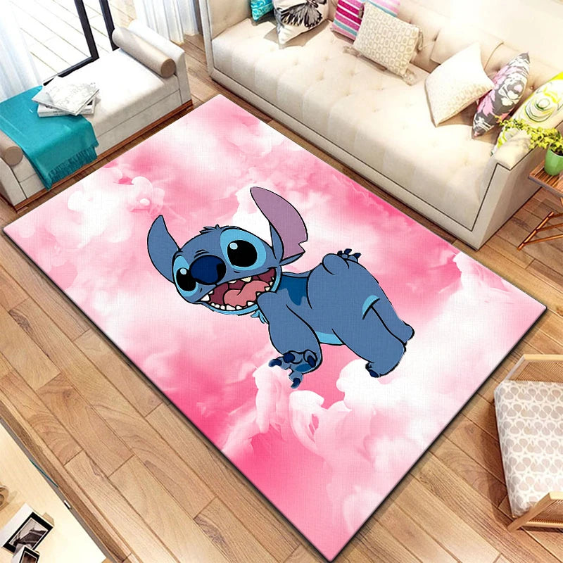 Star Stitch 3D Anime Rug