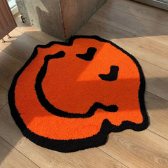 Handmade Twisted Smiling Plush Rug