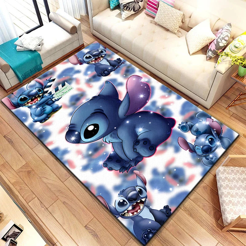 Star Stitch 3D Anime Rug