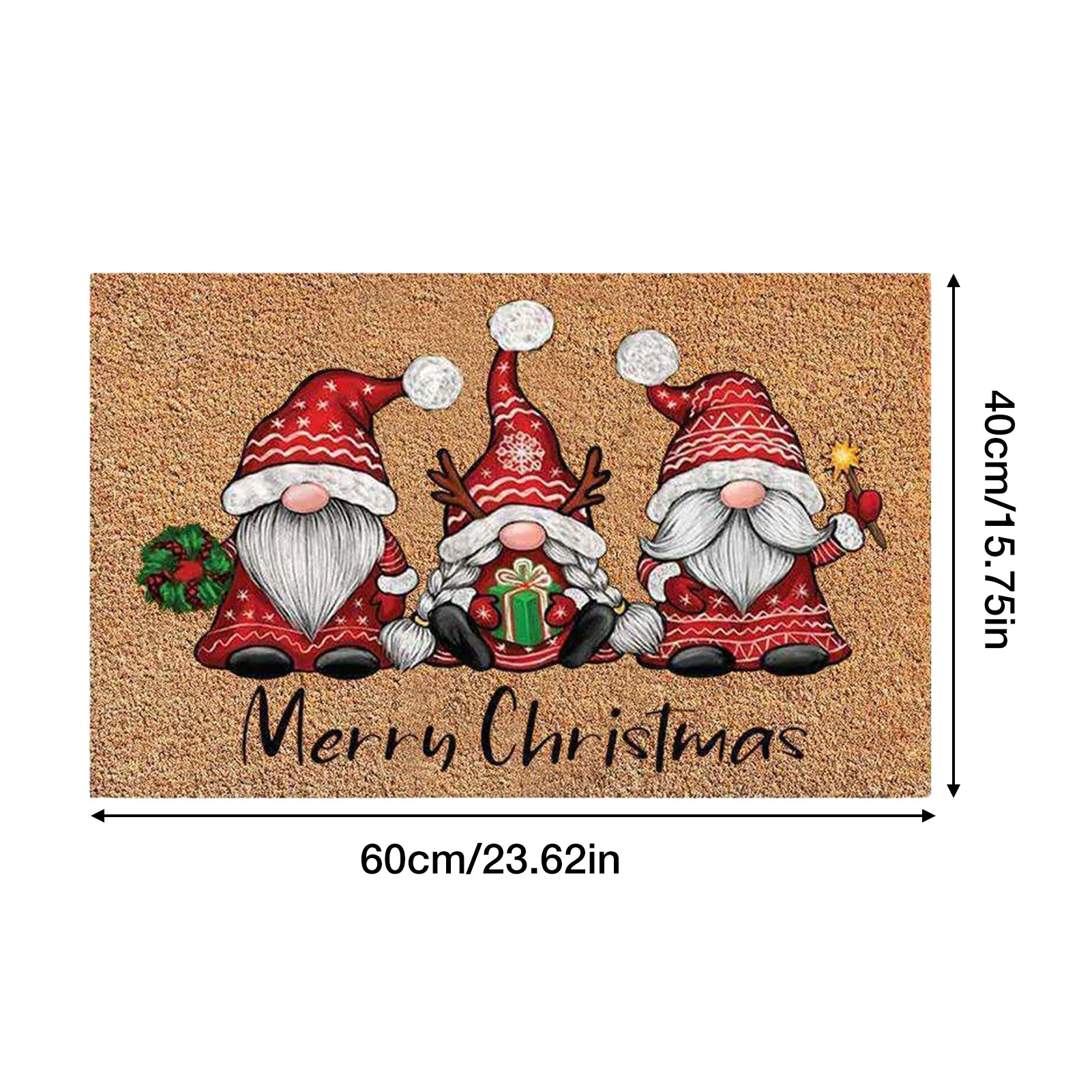 Christmas Gnome Welcome Doormat