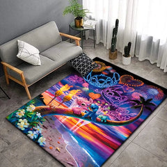 Disney Stitch Anime Carpet